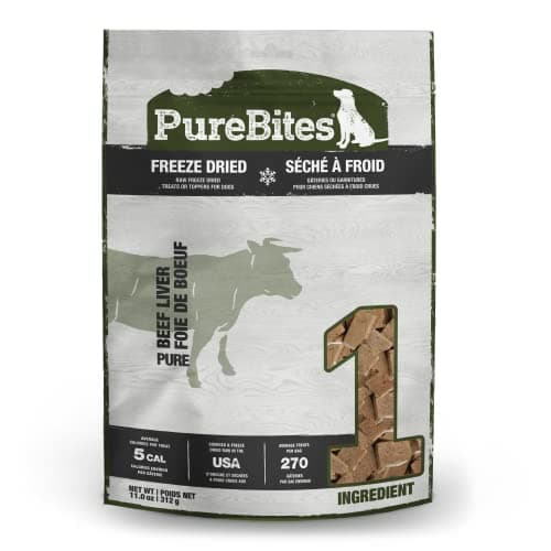 Mini-PureBites Freeze Dried Beef Dog Treats | Only 1 Ingredient | 270g
