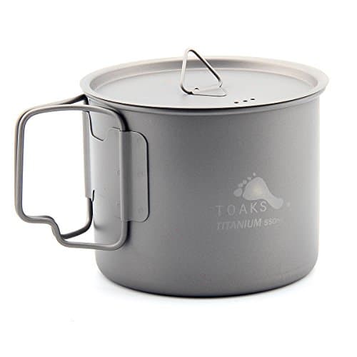 TOAKS Light Titanium Pot - 550ml | Ultralight version | Backwoods ...