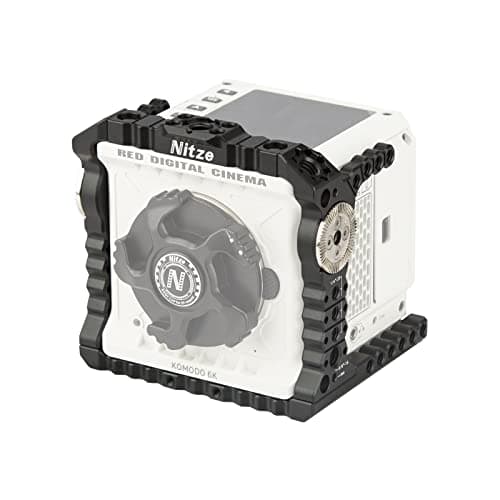 Nitze Cage for RED Komodo 6K Camera with Built-in NATO Rail, Rosettes for ARRI Standard and Multiple Threaded Holes - T-R02A