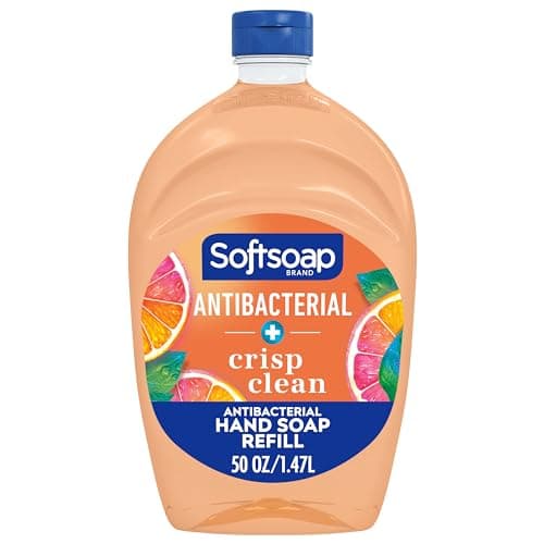 Dial Antibacterial Liquid Hand Soap Refill, Pomegranate & Tangerine, 1.53L, Red