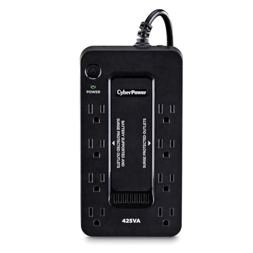 CyberPower ST425 Standby UPS System, 425VA/260W, 8 Outlets, Compact