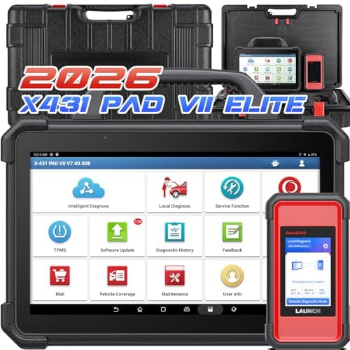 LAUNCH 100% Original Adapter for DBSCar VII and SmartLink C VCI Connector, DR15 Male to OBD2 16 Pin Male Replacement Connector Work with X431 CRP919EBT, PRO3 ACE, PRO 3S+, PRO 5, PAD VII, PAD V