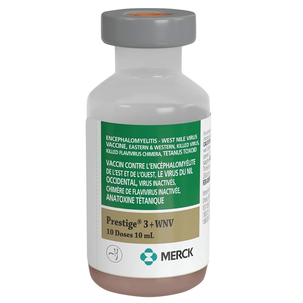 Prestige 3 + WNV Equine Vaccine, Killed Virus, 10mL | On Sale ...