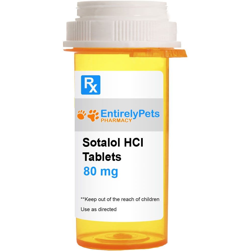 Sotalol Hydrochloride 80mg (per tab) | On Sale | EntirelyPets Rx
