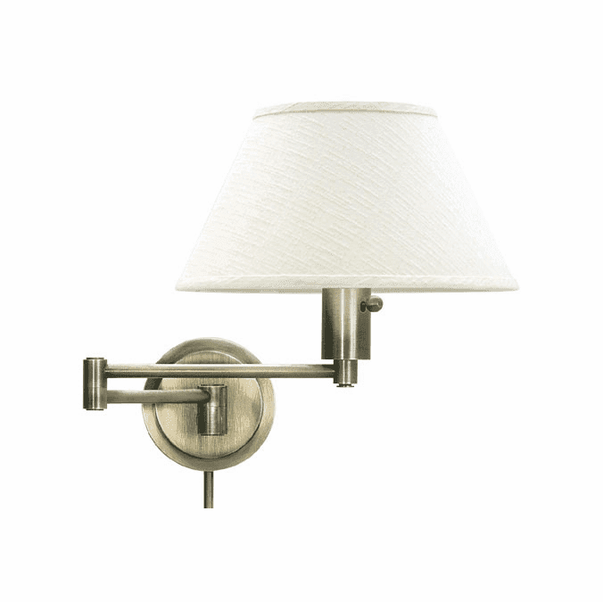 House of Troy WS1471 WS14 Decorative Swing Arm Wall Lamp in Antique ...