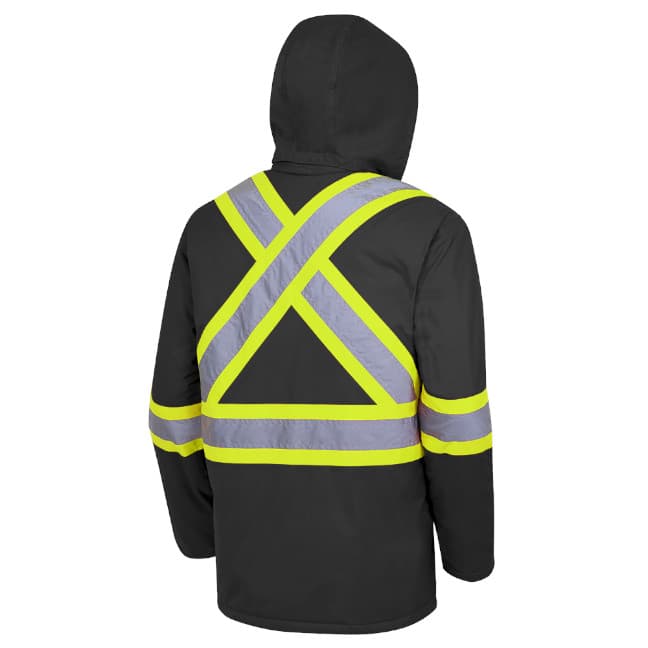 Pioneer Winter Quilted Waterproof Hi-Viz Safety Parka