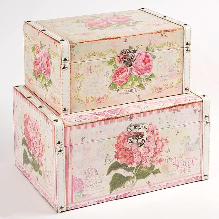 Wholesale Handmade Wooden Retro Vintage Decorative Storage Boxes - Buy ...