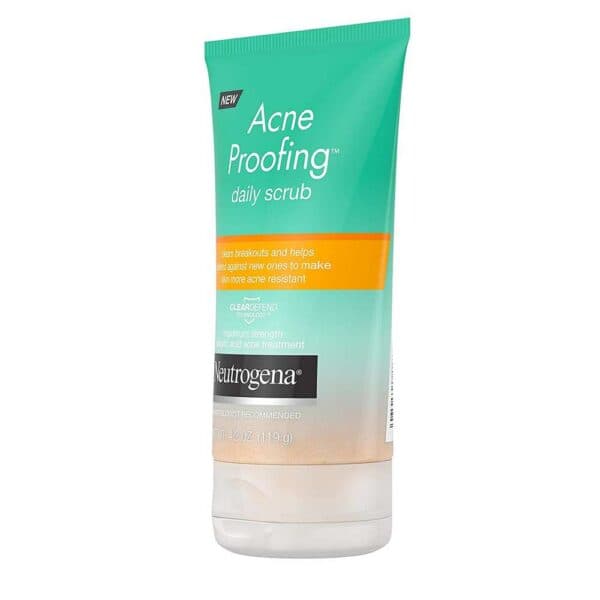Neutrogena Acne Proofing Daily Facial Scrub with Salicylic Acid Acne ...