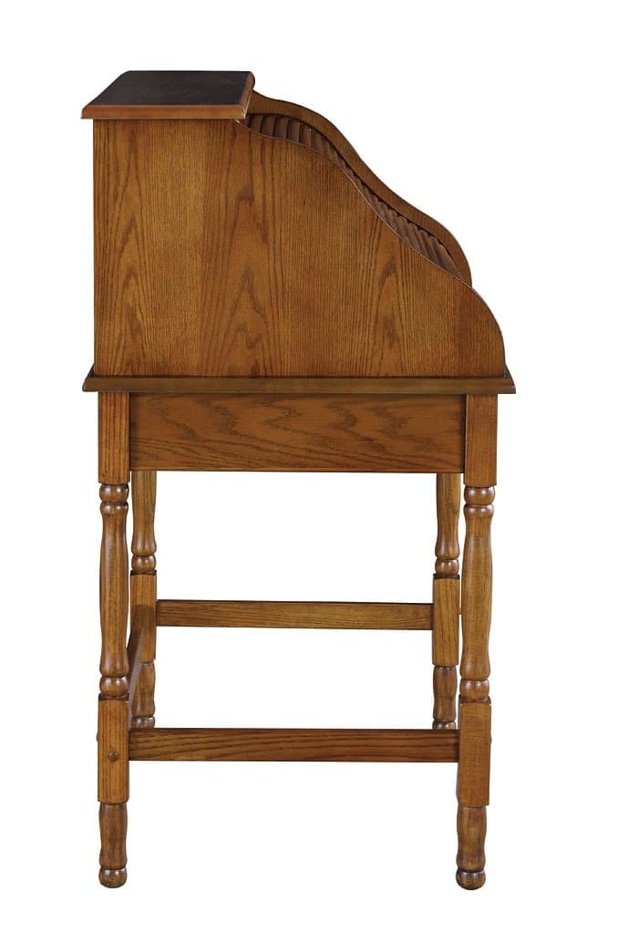 Palmetto Small Roll Top Secretary Desk (Oak) Coaster Furniture ...