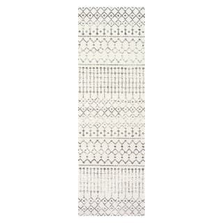 Moroccan Blythe Contemporary Area Rug, 2'8"x20' - Scandinavian - Hall ...