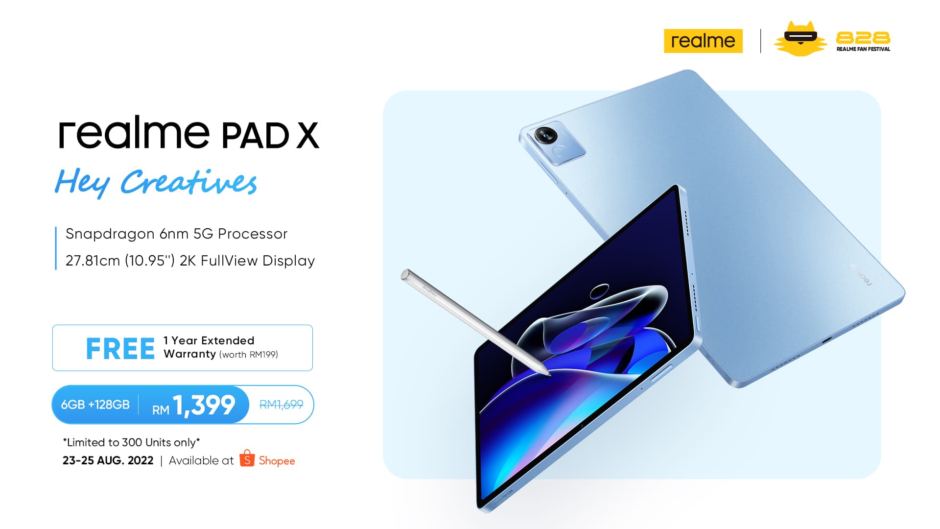 realme Launches realme Pad X, A New Flagship 5G Tablet In Malaysia | TAV
