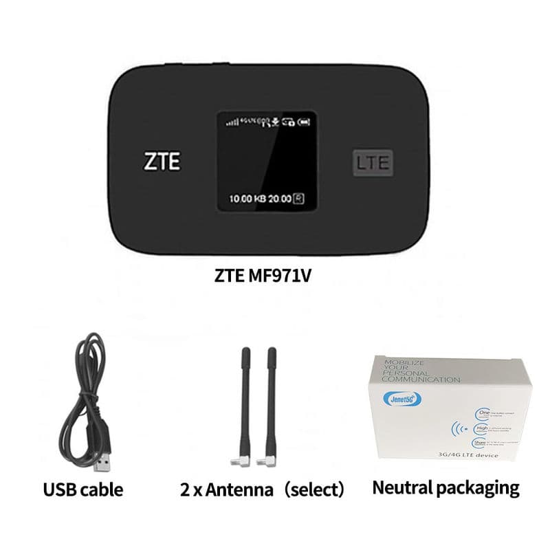 ZTE MF971V LTE Cat6 Mobile WiFi Hotspot ปลดล็อก Wi-Fi เราเตอร์ 4G แบบ ...