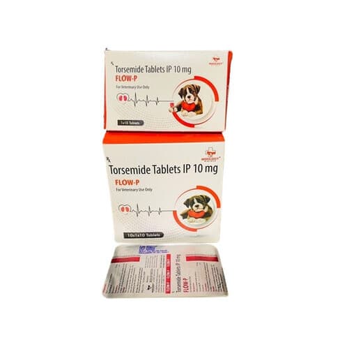 Torsemide Tablets Ip 10mg For Veterinary Use Ingredients: Animal ...