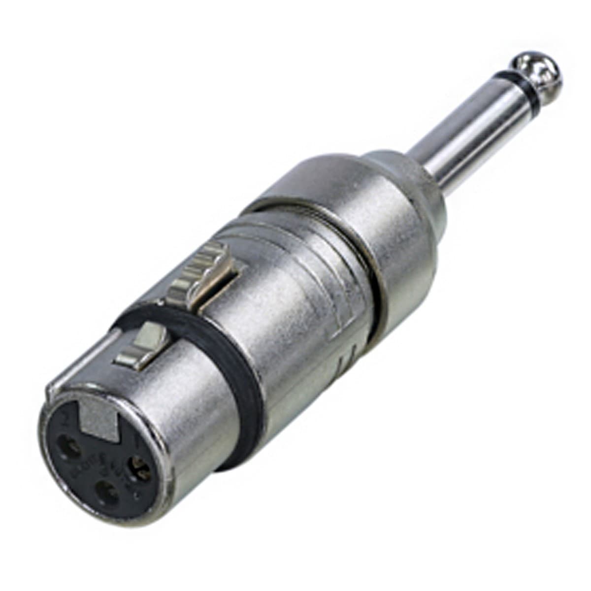 NEUTRIK NA2FP Female 3 Poles XLR to Male Mono Jack 6.35mm Adapter ...