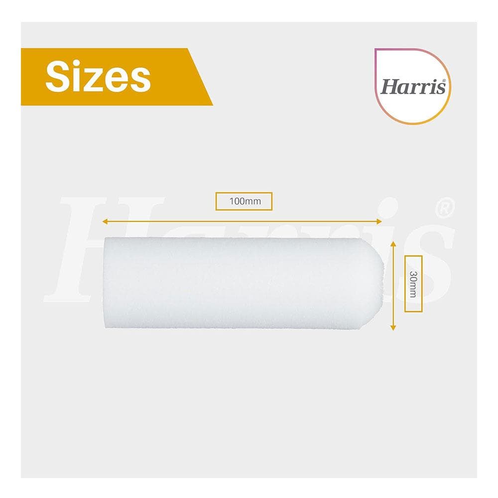 Harris Seriously Good Woodwork Gloss Mini Roller Sleeve 4 Inch 10 Pack ...