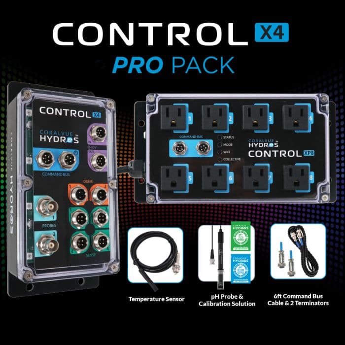 HYDROS Control X4 / XP8 PRO Pack Aquarium Controller | CoralVue