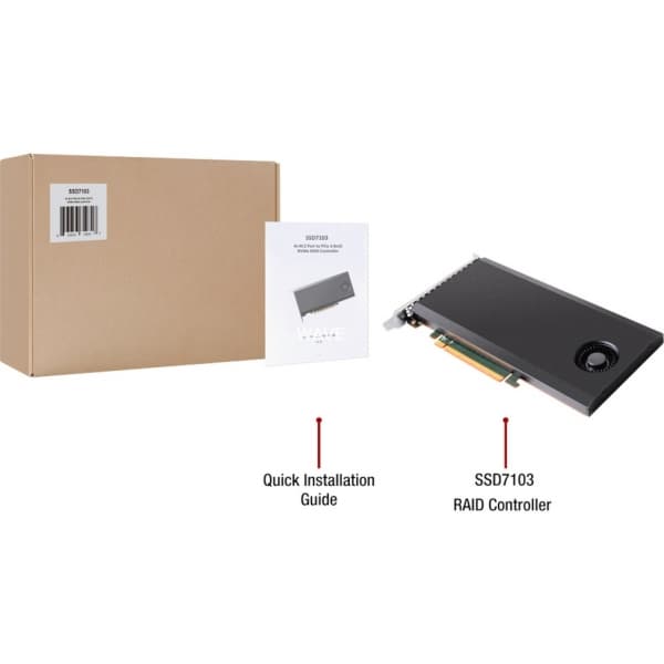 HighPoint Ultimate NVMe M.2 bootable SSD7103 622154 - Gigaserwer.pl