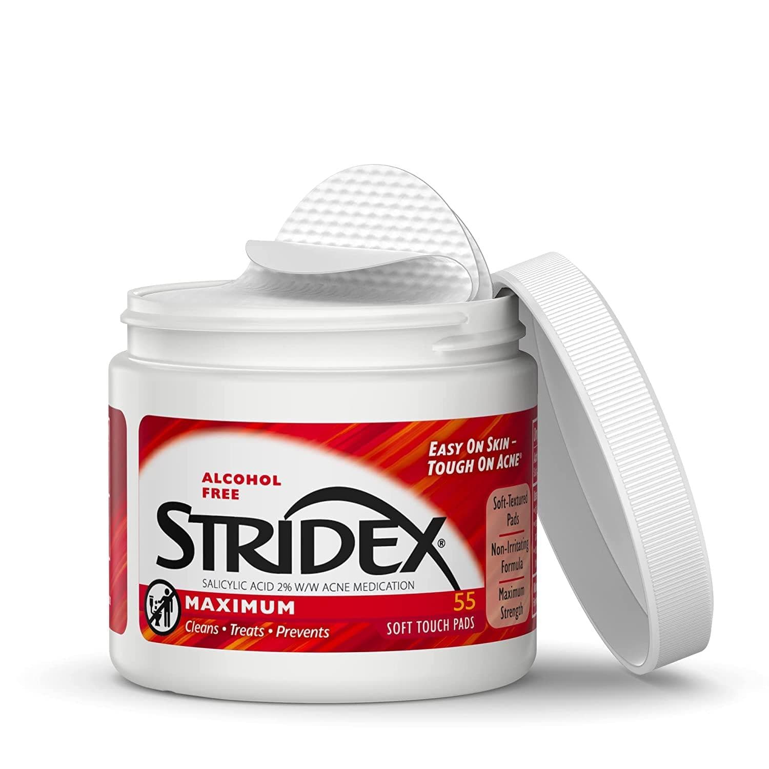 Stridex Maximum Strength Medicated Pads 55 Count - Pack of 2 | Buy Now ...