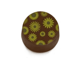 Barry Callebaut F032552 Daisies 2 Chocolate Transfer Sheets - 300 m...