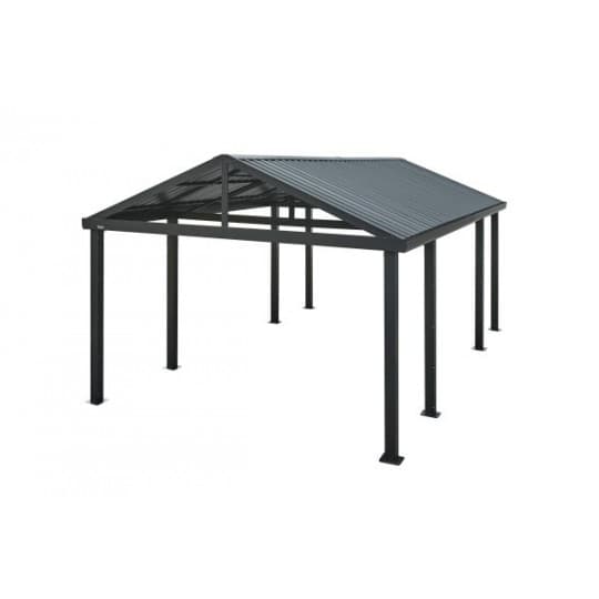 Sojag 12x20 Samara Metal Carport Kit - Dark Gray (500-9165838)
