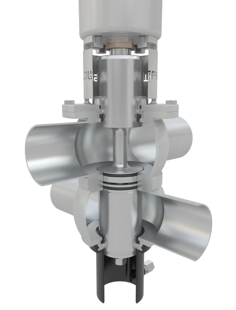 APV D4 / DA4 Series - Double Seat Mixproof Valves