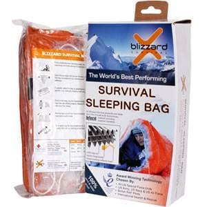 Blizzard Survival Sleeping Bag - Orange (BPS-11R) | SurvivalMetrics.com ...