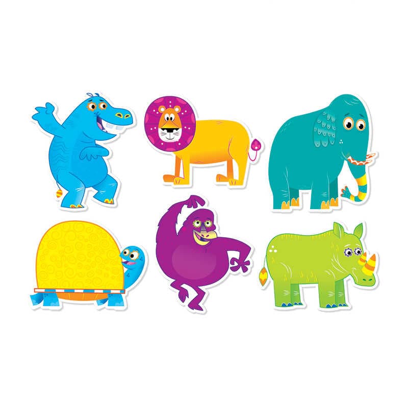 SCHOLASTIC TEACHING RESOURCES JINGLE JUNGLE ANIMALS ACCENTS SC-553125 ...