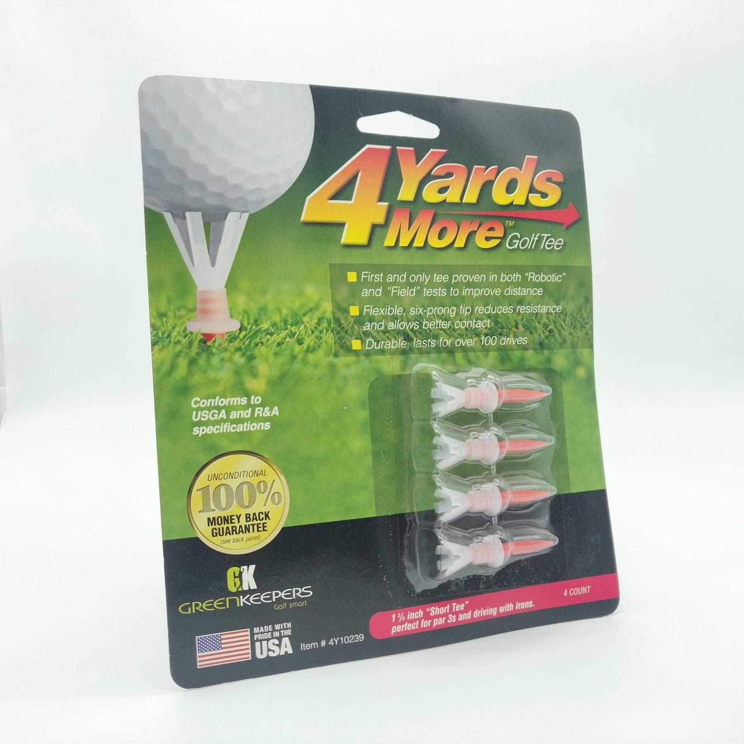 Green Keepers 4 Yards More Tees – TecnogolfShop